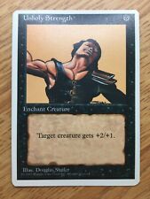 MTG Unholy Strength Fourth Edition Regular Common NM Never Played