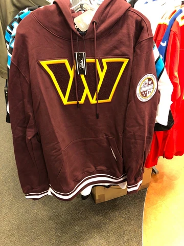 WASHINGTON COMMANDERS  HOODY  BURGUNDY  SWEATSHIRT MENS   PRO-STANDARD Cover