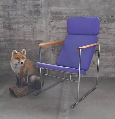 Yrjö Kukkapuro I Seltener Lounge Lobby Easy Chair I lila I Skaala 475 I NP 1700€ - Bild 1 von 4