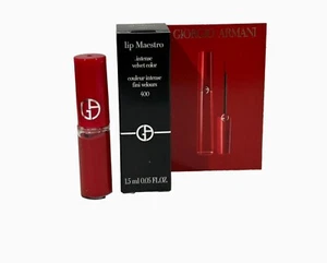 Giorgio Armani Lip Maestro 400 Intense Velvet Color 1.5ml 0.05 Fl Oz NEW #RA-46 - Picture 1 of 4