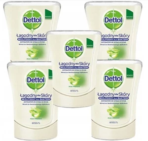 Jabón líquido Dettol /Sagrotan sin contacto, jabón de mano paquete de 5, 5x 250 ml
