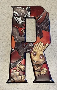 Open Road Marvel Guardians of the Galaxy Rocket Metal Initial R Wall Decor - Picture 1 of 2