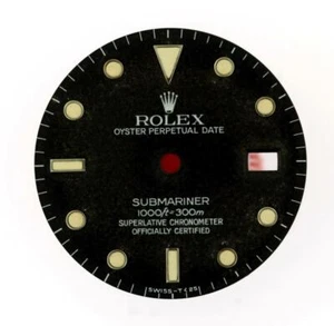 Rolex Submariner Date 40 mm esfera tropical negra 16800 16610 S/S #F7 vintage para hombre - Imagen 1 de 8