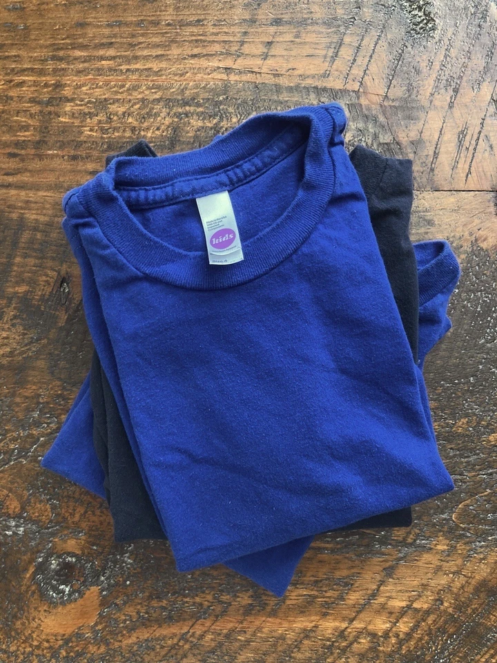 American Apparel 4T Toddler Crewneck Fine Jersey Short-Sleeve Solid T-Shirt Lot - Image 1 of 4