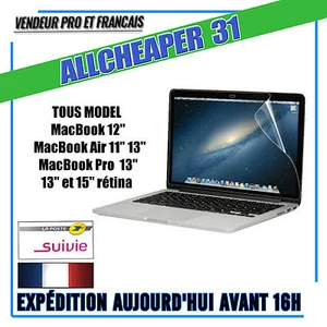 FILMS DE PROTECTION PROTECTEUR ECRAN lcd MacBook MacBook Pro MacBook Air - Photo 1/3
