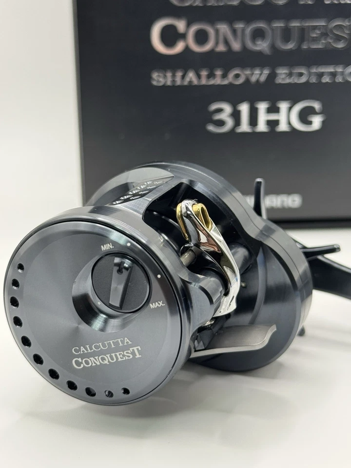 Shimano 24 CALCUTTA CONQUEST EDICIÓN POCO PROFUNDA 31HG IZQUIERDA con Caja "Nuevo otro" S027 Foto 1 de 4
