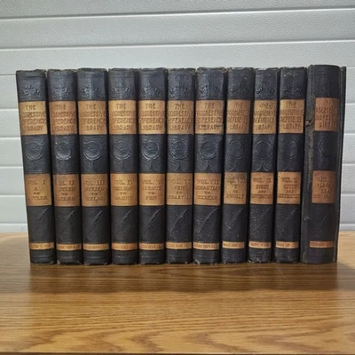 The Progressive Reference Library (1940, 10 Vol Set) Vintage Encyclopedia Books - Image 1 of 4