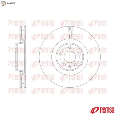 2x BRAKE DISC 61671.10 FOR AUDI CGWD/CREC 3.0L CGQB/CZVC/CRTF/CZVA/CRTE 3.0L - Image 1 of 4
