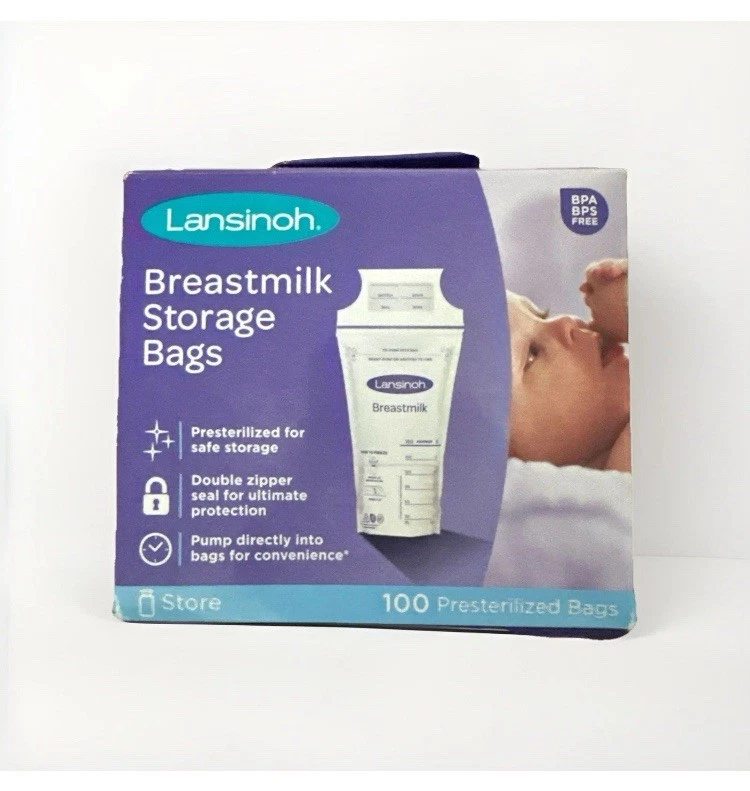 bolsas de almacenamiento de leche materna lansinoh 100 unidades Foto 1 de 2