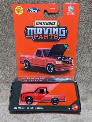 Ford F-150 SVT 1994 2025 Matchbox piezas móviles rojo relámpago fresco de fábrica Foto 1 de 2