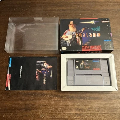 Phalanx (Super Nintendo SNES 1992) Complete CIB - Tested - Authentic - Image 1 of 4