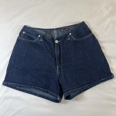 Pantalones Cortos Denim Vintage Y2K No Boundaries Juniors 7 Lavado Oscuro Foto 1 de 4