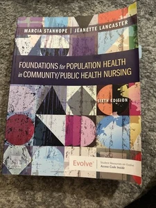 Foundations for Population Health in Community/Public Health Nursing by Jeanette - Picture 1 of 4