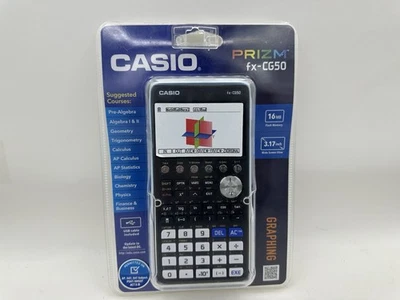 Casio Prism fx-CG50 High-Resolution 3D Color Graphing Calculator SAT ACT New - Image 1 of 4