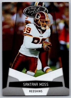 2010 Panini Santana Moss Washington Redskins #150 - Image 1 of 2