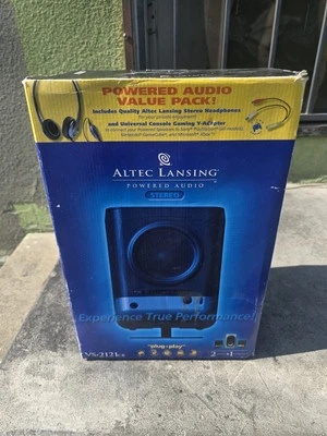 NEW 2003 Altec Lansing VS2121cb 2.1 Computer Speaker Surround Sound System - Image 1 of 2