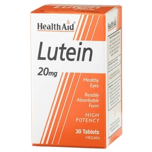 HealthAid Lutein 20mg 30 TABLETS - Picture 1 of 3
