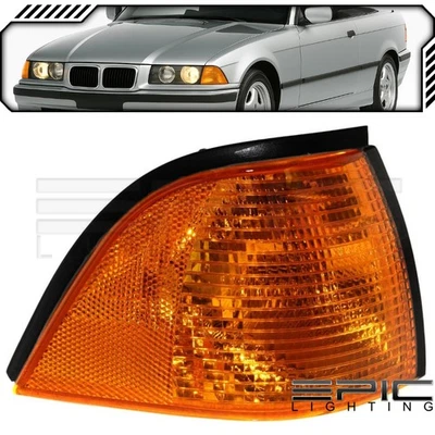 Luz de esquina halógena lateral del pasajero para BMW 92-99 318i 318is 92-95 325i 325is Foto 1 de 3