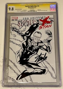 Superior Spider-Man #16 CGC 9.8 Stan Lee Signed Sketch Variant - Picture 1 of 2
