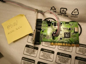 Vintage ESS Solo-1 ES1938S PCI Sound Card + SB-LINK Cable – Real ESFM / OPL3 - Afbeelding 1 van 3