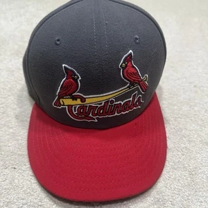 St Louis Cardinals Fitted Hat Cap 7 1 /2 Gray New Era 59Fifty - Picture 1 of 10