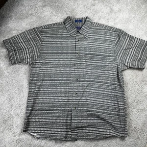Pendleton Mens Button Up Geometric Print Cotton Shirt Vintage Size XL - Picture 1 of 6