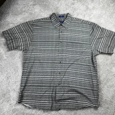 Pendleton Mens Button Up Geometric Print Cotton Shirt Vintage Size XL - Image 1 of 4