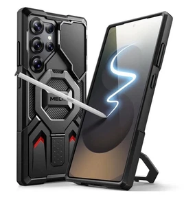 Funda para Samsung Galaxy S24 Ultra Compatible con MagSafe, [Soporte de Anillo y Came... - Imagen 1 de 2
