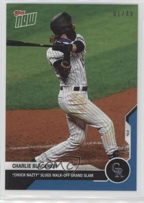 2020 Topps Now Blue /49 Charlie Blackmon #253 - Image 1 of 2