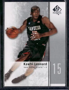 2011-12 SP Authentic #27 Kawhi Leonard RC - Picture 1 of 2