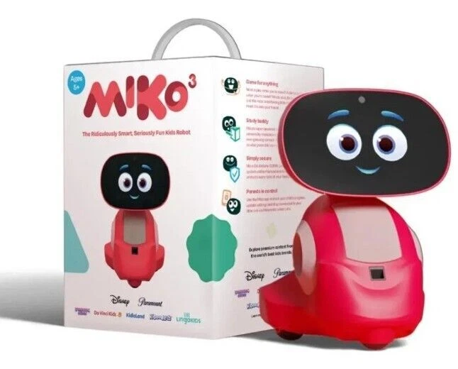 Miko 3 Interactive Robot – Red
