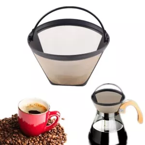 2x Dauer Permanentfilter Für Kaffeefilter Schale aus Edelstahl Kaffeekapsel - Bild 1 von 12