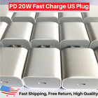 Bluk Lot 20W PD USB-C Power Adapter Fast Wall Charger For iPhone 11/12 13 Pro XR