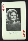 1 x playing card single swap Country Music Lynn Anderson Queen of Hearts CM3