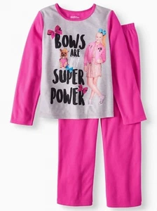 JoJo Siwa Size 4-5-10-12 girl Pajamas Long Sleeve Top Set Fleece Small-Large NEW - Picture 1 of 2