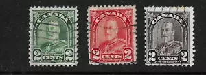 KANADA 1930/1931 - KGV Definitives - 2 Cent grün, rot & braun - fein gebraucht - Bild 1 von 1
