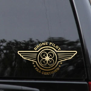 Drone Pilot FAA Certified Vinyl Decal Sticker - Picture 1 of 2