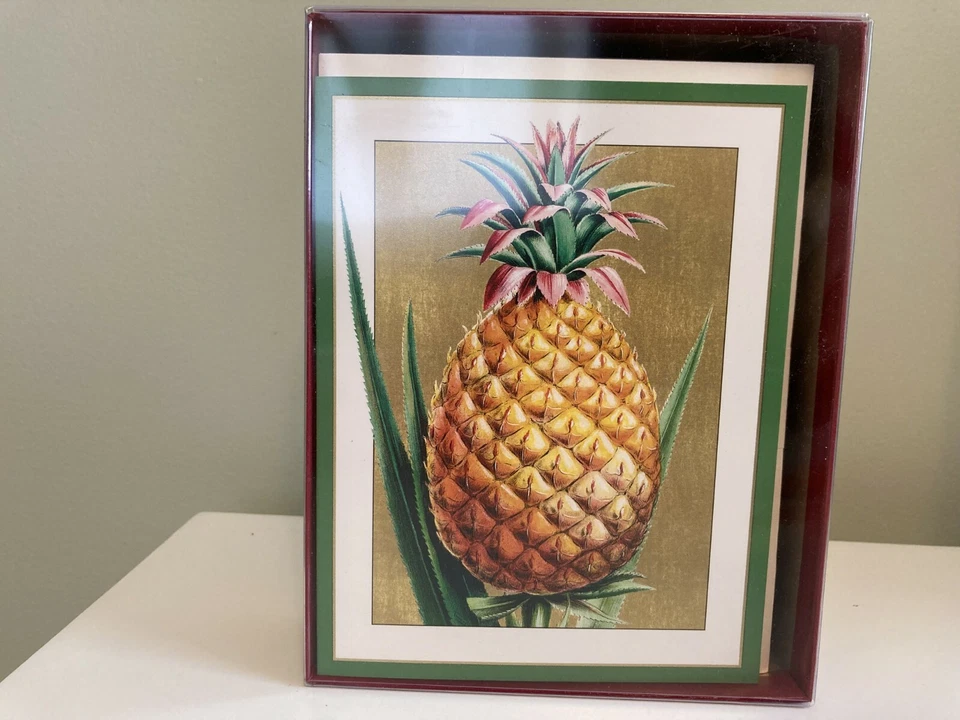 Caspari Tropical Fruit Boxed Holiday Cards, 16 cards - Image 1 of 1