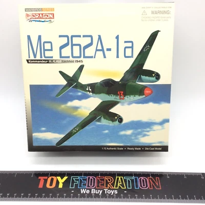 Dragon Wings 50141 1/72 Me 262A-1a  Kommandeur III EJG2 Die-Cast Plane - Image 1 of 4