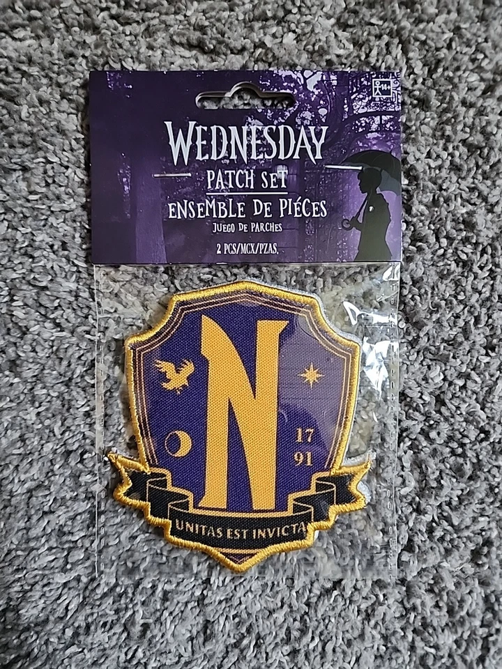 Wednesday Applique Patch Set, 2pc - Image 1 of 1