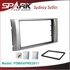 Kit Facia Doble 2 DIN Panel Fascia Tablero Para Isuzu D-max Dmax LS 2009-2012 Gris - Imagen 1 de 1