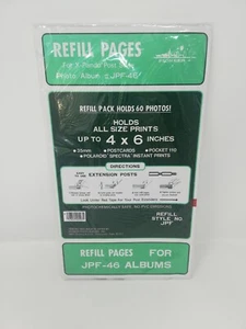Pioneer Photo Album Refill Packs JPF 4" x 6" for JPF-46 - 60 Photos! - Picture 1 of 5