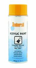 JCB Classic Yellow 400ml Acrylic Gloss Aerosol Spray Paint - NEXT DAY