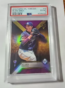 BLAKE SNELL -- 2016 TOPPS TRIPLE THREADS -- AMETHYST -- PSA EX-MT 6 - Picture 1 of 1