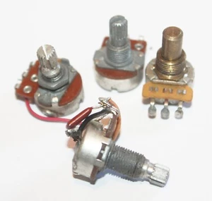 Control Pots Potentiometers 2x 500K and 2x100K Alpha B500K A9443 9937 Mini pots - Picture 1 of 7