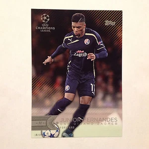 JUNIOR FERNANDES #155 DINAMO ZAGREB #/10 Made 2016 Topps Champions UEFA 5X7 GOLD - Picture 1 of 1