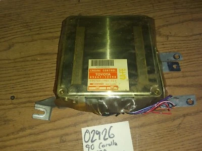 Toyota Corolla Prizm 1990 90 4afe módulo de control del motor/computadora ecu ecm pcm Foto 1 de 3