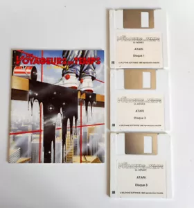 RARE Les Voyageurs du Temps ATARI ST ( FUTURE WARS ) jeu version VF / French - Foto 1 di 5