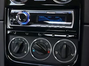 For MG TF 2001-2005 Polished Aluminium Heater dash panel Surrounds Rings x3 - Bild 1 von 8