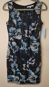 Abito Antonio Melani Donna 2 Rete Verde Verde Anastasia Fodera Uncinetto $169 - Foto 1 di 14
